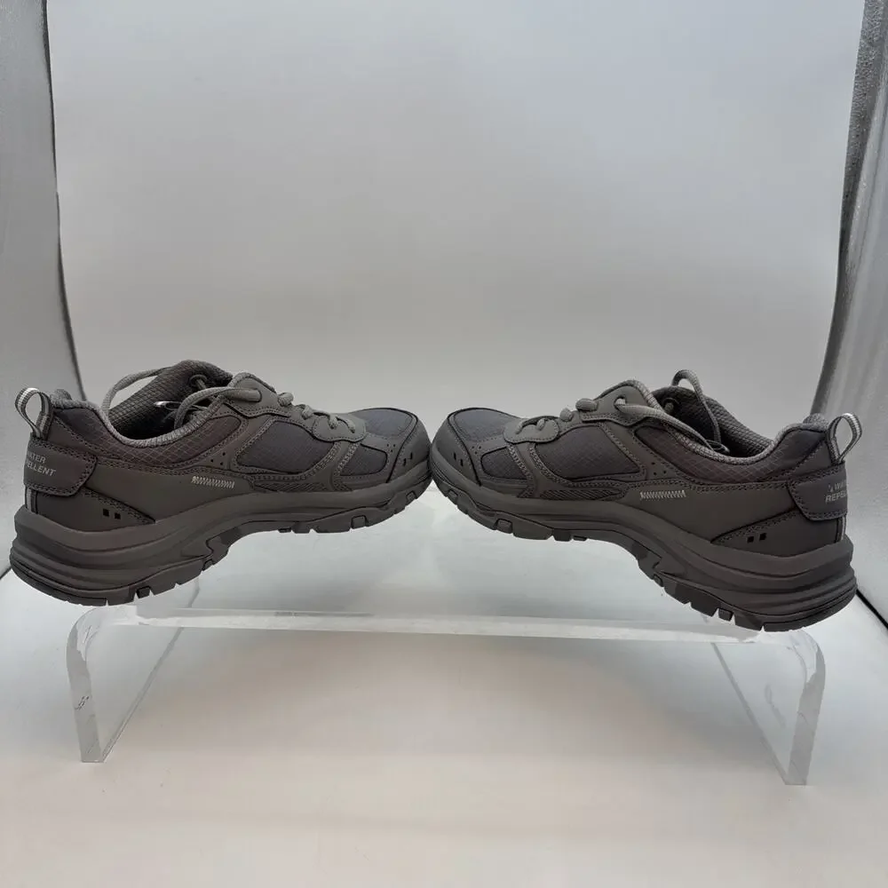 Skechers Trego Reeds Mill Road Shoes Women 9.5Grey Trail Running Sneakers 180118